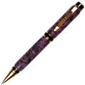 Cigar Twist Pen - Purple Box Elder by Lanier Pens, lanierpens, lanierpens.com, wndpens, WOOD N DREAMS, Pensbylanier