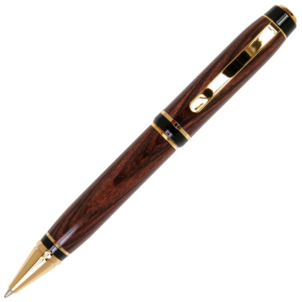 Cigar Twist Pen - Kingwood by Lanier Pens, lanierpens, lanierpens.com, wndpens, WOOD N DREAMS, Pensbylanier