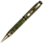 Cigar Twist Pen - Green Maple Burl by Lanier Pens, lanierpens, lanierpens.com, wndpens, WOOD N DREAMS, Pensbylanier