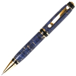 Cigar Twist Pencil - Blue Box Elder by Lanier Pens, lanierpens, lanierpens.com, wndpens, WOOD N DREAMS, Pensbylanier