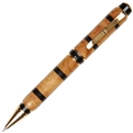 Cigar Twist Pencil - Ambonya Burl with Ebony Inlays by Lanier Pens, lanierpens, lanierpens.com, wndpens, WOOD N DREAMS, Pensbylanier