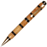 Cigar Twist Pencil - Ambonya Burl with Ebony Inlays by Lanier Pens, lanierpens, lanierpens.com, wndpens, WOOD N DREAMS, Pensbylanier