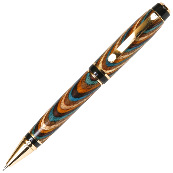 Cigar Twist Pencil - Southwest Color Grain by Lanier Pens, lanierpens, lanierpens.com, wndpens, WOOD N DREAMS, Pensbylanier