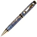 Cigar Twist Pencil - Blue Maple Burl by Lanier Pens, lanierpens, lanierpens.com, wndpens, WOOD N DREAMS, Pensbylanier