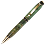 Cigar Twist Pencil - Green Maple Burl by Lanier Pens, lanierpens, lanierpens.com, wndpens, WOOD N DREAMS, Pensbylanier