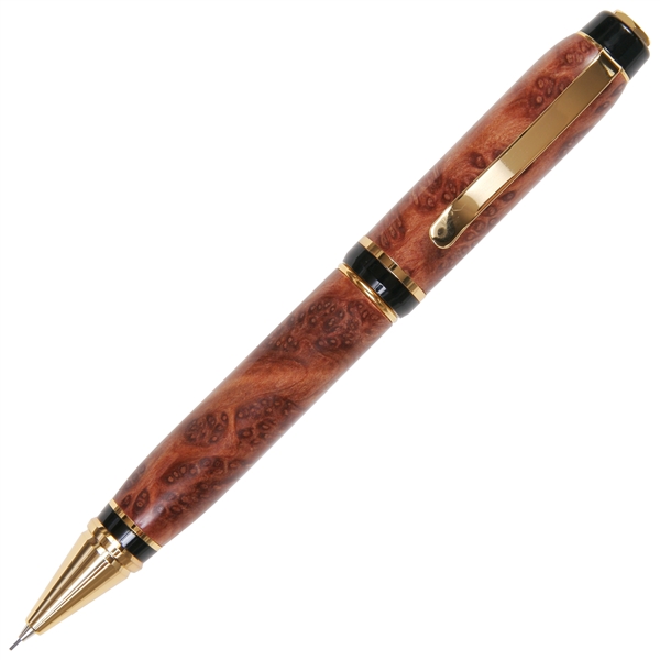 Cigar Twist Pencil - Redwood Lace Burl by Lanier Pens, lanierpens, lanierpens.com, wndpens, WOOD N DREAMS, Pensbylanier