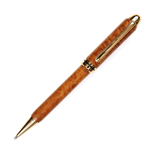 Designer Twist Pen - Afzilia Burl by Lanier Pens, lanierpens, lanierpens.com, wndpens, WOOD N DREAMS, Pensbylanier