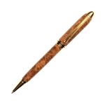 Designer Twist Pen - Brown Mallee Burl by Lanier Pens, lanierpens, lanierpens.com, wndpens, WOOD N DREAMS, Pensbylanier