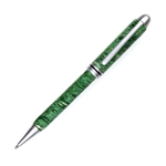 Designer Twist Pen - Green Box Elder by Lanier Pens, lanierpens, lanierpens.com, wndpens, WOOD N DREAMS, Pensbylanier