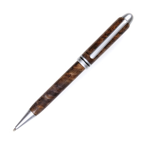 Designer Twist Pen - Gray & Black Maple Burl by Lanier Pens, lanierpens, lanierpens.com, wndpens, WOOD N DREAMS, Pensbylanier