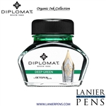 Diplomat Deep Green Ink Bottle, 30ml by Lanier Pens, lanierpens, lanierpens.com, wndpens, WOOD N DREAMS, Pensbylanier