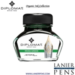 Diplomat Moss Green Ink Bottle, 30ml by Lanier Pens, lanierpens, lanierpens.com, wndpens, WOOD N DREAMS, Pensbylanier