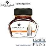 Diplomat Orange Ink Bottle, 30ml by Lanier Pens, lanierpens, lanierpens.com, wndpens, WOOD N DREAMS, Pensbylanier