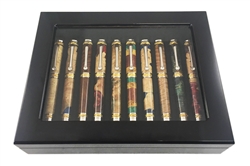 Piano Finish Display Case for 10 Pens
