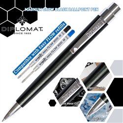 Diplomat Magnum Ball Point Pen - Crow Black