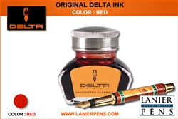 Delta Fountain Pen Ink - Red