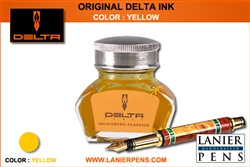 Delta Fountain Pen Ink - Yellow