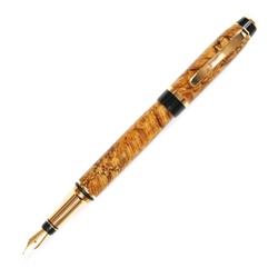 Cigar Fountain Pen - Yellow Box Elder