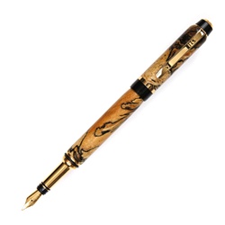 Cigar Fountain Pen - Tamarind Spatled