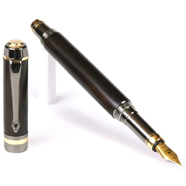 Elite Fountain Pen - Blackwood by Lanier Pens, lanierpens, lanierpens.com, wndpens, WOOD N DREAMS, Pensbylanier