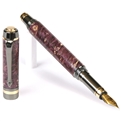 Elite Fountain Pen - Purple Box Elder by Lanier Pens, lanierpens, lanierpens.com, wndpens, WOOD N DREAMS, Pensbylanier