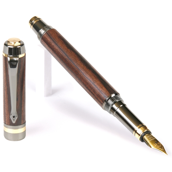 Elite Fountain Pen - Kingwood by Lanier Pens, lanierpens, lanierpens.com, wndpens, WOOD N DREAMS, Pensbylanier