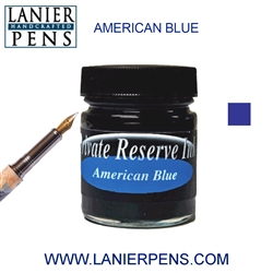 Private Reserve American Blue Fountain Pen Ink Bottle 25-am - Lanier Pens