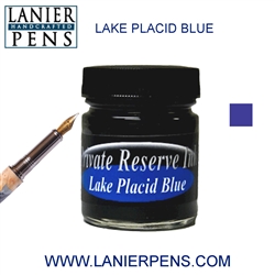 Private Reserve Lake Placid Blue Fountain Pen Ink Bottle 02-lpb - Lanier Pens