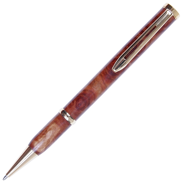 Longwood Twist Pen - Red Mallee Burl by Lanier Pens, lanierpens, lanierpens.com, wndpens, WOOD N DREAMS, Pensbylanier