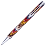 Longwood Twist Pen - Festival Color Grain by Lanier Pens, lanierpens, lanierpens.com, wndpens, WOOD N DREAMS, Pensbylanier