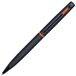 4G Ball Pen - Matt Black with Orange Accents