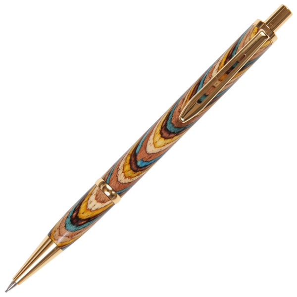 Longwood Pencil - Southwest Color Grain by Lanier Pens, lanierpens, lanierpens.com, wndpens, WOOD N DREAMS, Pensbylanier