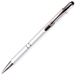 Budget Friendly Stylus JJ Ballpoint Pen - Silver with Medium Tip Point By Lanier Pens