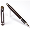 Budget Friendly Gun Metal Mercury Rollerball Stylus Pen with Black Medium Tip Point Refill By Lanier Pens