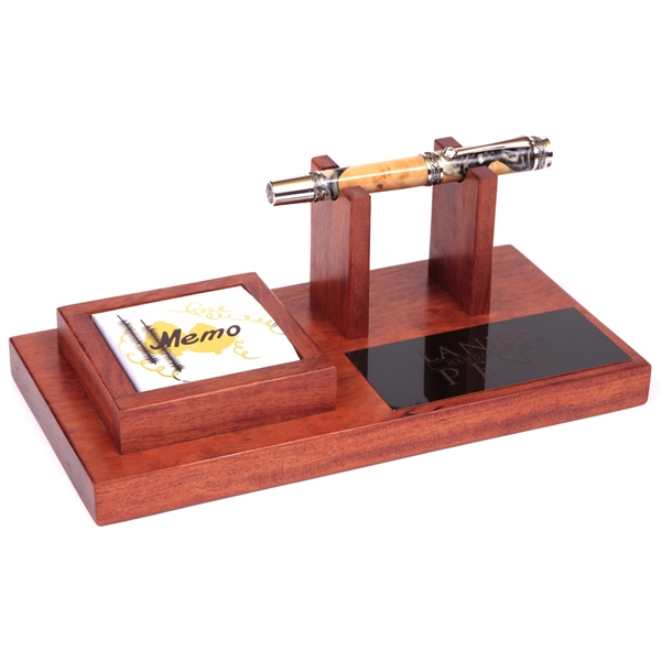 Bubinga Memo Holder by Lanier Pens, lanierpens, lanierpens.com