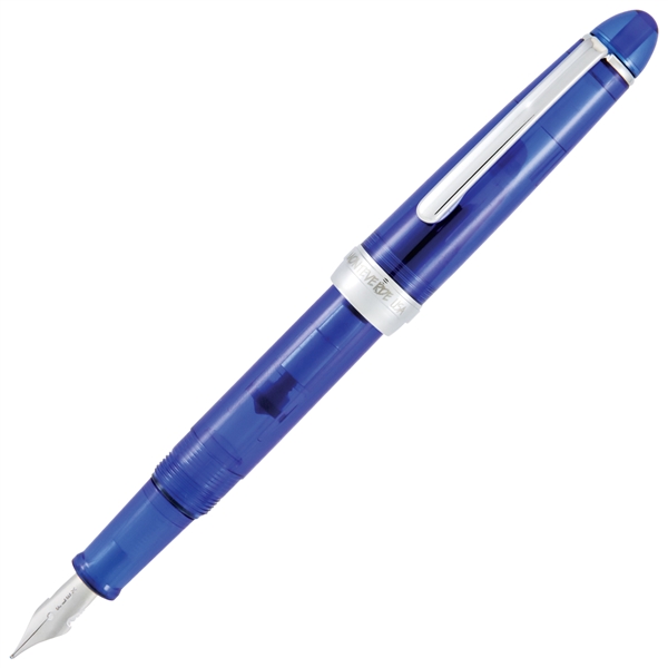 Monteverde Monza 3 Set Crystal Clear Fountain Pen - Blue (MV36835) By Lanier Pens