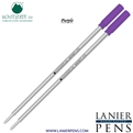 2 Pack - Monteverde Soft Roll Ballpoint C13 Paste Ink Refill Compatible with most Cross Style Ballpoint Pens - Purple (Medium Tip 0.7mm) - Wood N Dreams