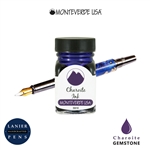 Monteverde G309CH 30 ml Gemstone Fountain Pen Ink Bottle- Charoite