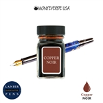 Monteverde G309CN 30 ml Noir Fountain Pen Ink Bottle- Copper Noir