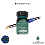 Monteverde G309DT 30 ml Fountain Pen Ink Bottle DC Supershow 2019 Teal