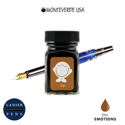 Monteverde G309JS 30 ml Emotions Fountain Pen Ink Bottle- Joy Sepia