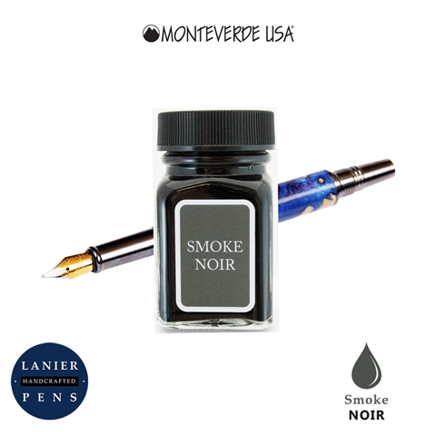 Monteverde G309SN 30 ml Noir Fountain Pen Ink Bottle- Smoke Noir