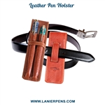 Tan Double Leather Pen Holster by Lanier Pens, lanierpens, lanierpens.com, wndpens, WOOD N DREAMS, Pensbylanier