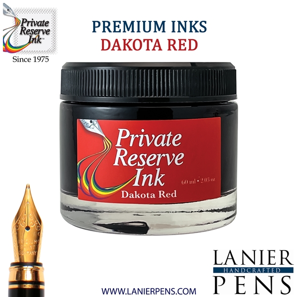 Private Reserve Ink Bottle 60ml - Dakota Red (PR17008)