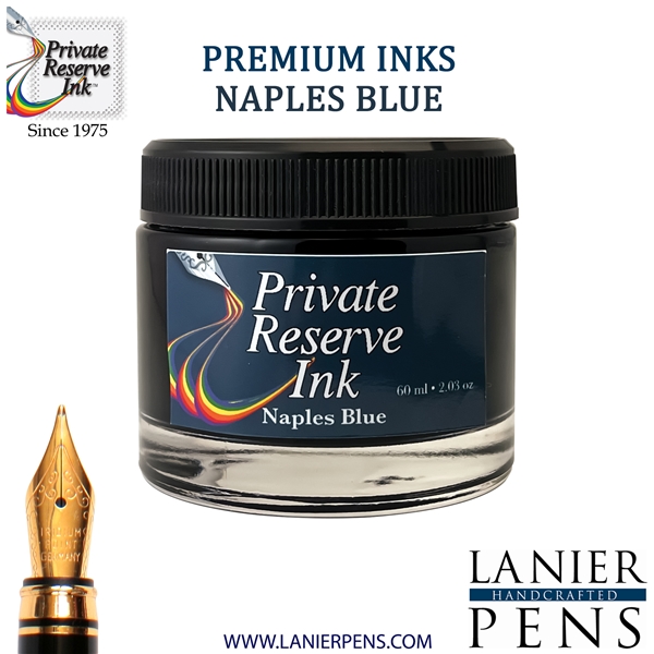 Private Reserve Ink Bottle 60ml - Naples Blue (PR17025)