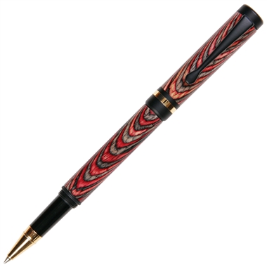 Classic Rollerball Pen - Night Fire Color Grain by Lanier Pens, lanierpens, lanierpens.com, wndpens, WOOD N DREAMS, Pensbylanier