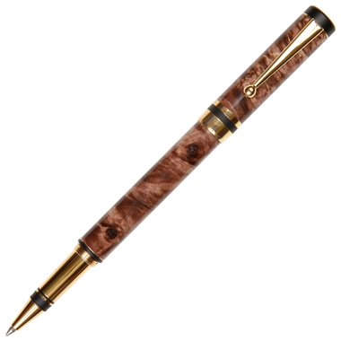 Classic Elite Rollerball Pen - Brown Box Elder by Lanier Pens, lanierpens, lanierpens.com, wndpens, WOOD N DREAMS, Pensbylanier