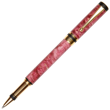 Classic Elite Rollerball Pen - Red Maple Burl by Lanier Pens, lanierpens, lanierpens.com, wndpens, WOOD N DREAMS, Pensbylanier