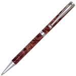 Slimline Twist Pen - Purple Box Elder by Lanier Pens, lanierpens, lanierpens.com, wndpens, WOOD N DREAMS, Pensbylanier
