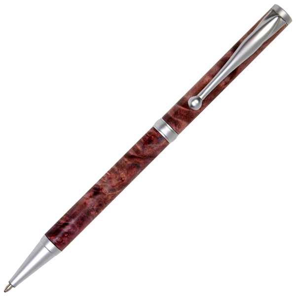 Slimline Twist Pen - Purple Box Elder by Lanier Pens, lanierpens, lanierpens.com, wndpens, WOOD N DREAMS, Pensbylanier